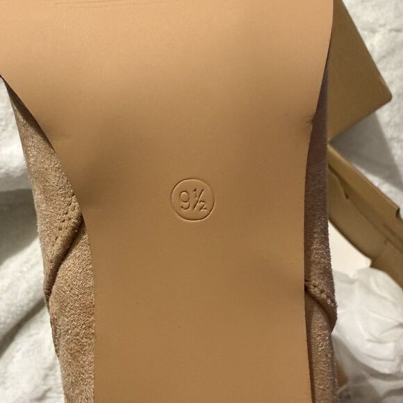 Coutgo Women's Square Toe Ankle Boots Leather Winter Shoes Khaki Size 9.5 NWB - Picture 12 of 16